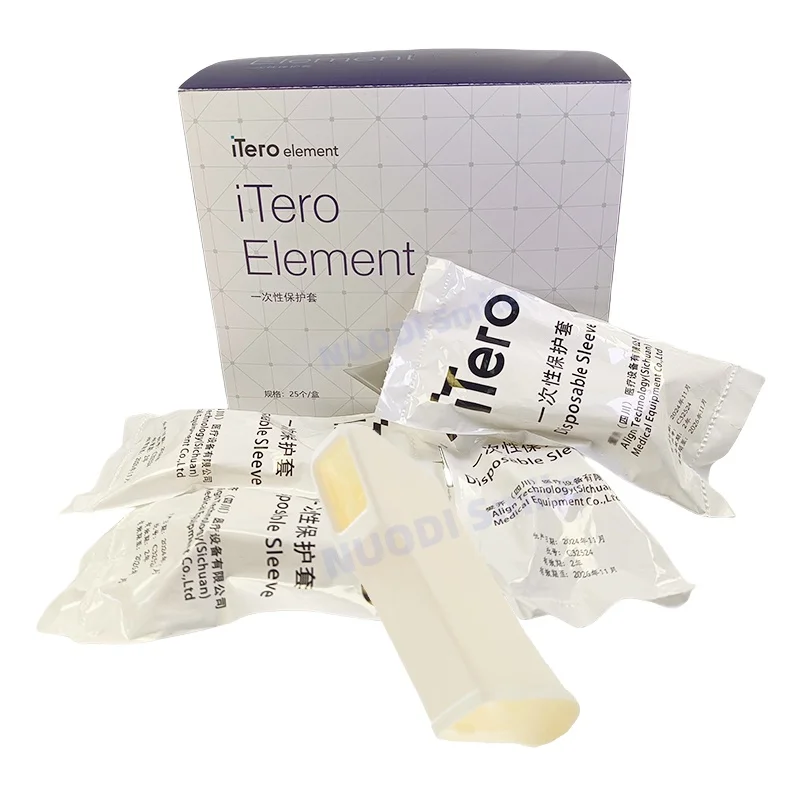 

5Pcs Dental iTero Element Disposable Intraoral Scanner Sleeves Universal Dental Oral Scanner Protective Cover Dental Consumables