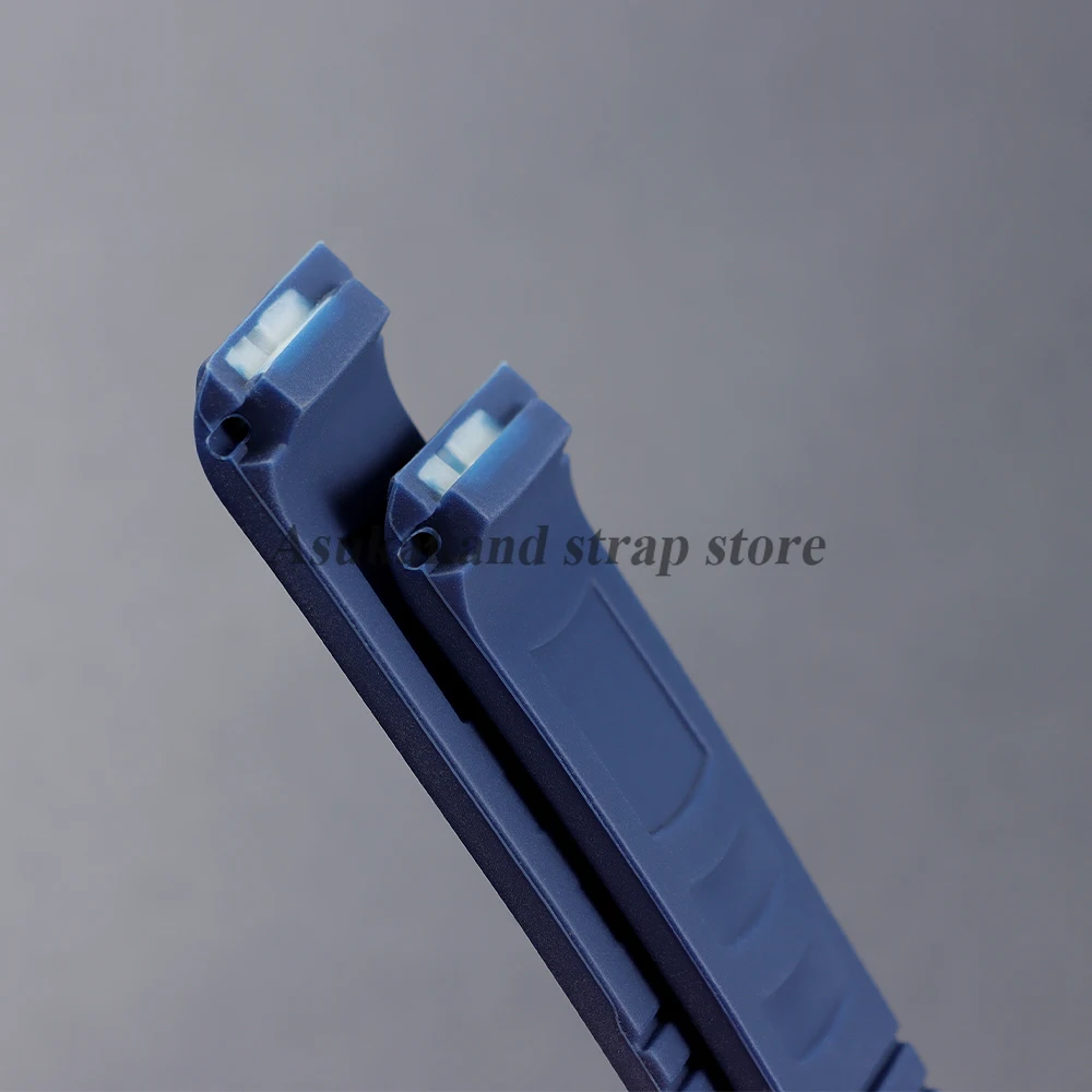 أشرطة ساعة مطاطية من السيليكون لـ Patek Philippe 5164A 5167A 5168A قنبلة يدوية سلسلة Aquanaut 21 مللي متر حزام ساعة ناعم مشبك قابل للطي #4