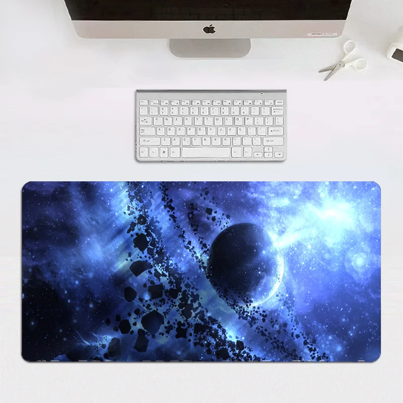 Large Mouse Pad Meteorite Planet Universe Table Mat Computer Games Office Mini Computer Laptop Computer Games Mousepad Game Work