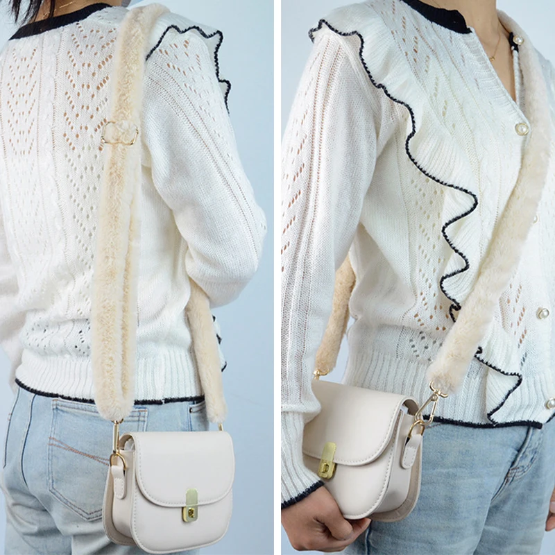 حزام حقيبة طويل من القطيفة قابل للتعديل على الكتف وحزام كروس لحقيبة اليد والمحفظة وحقائب اليد البديلة