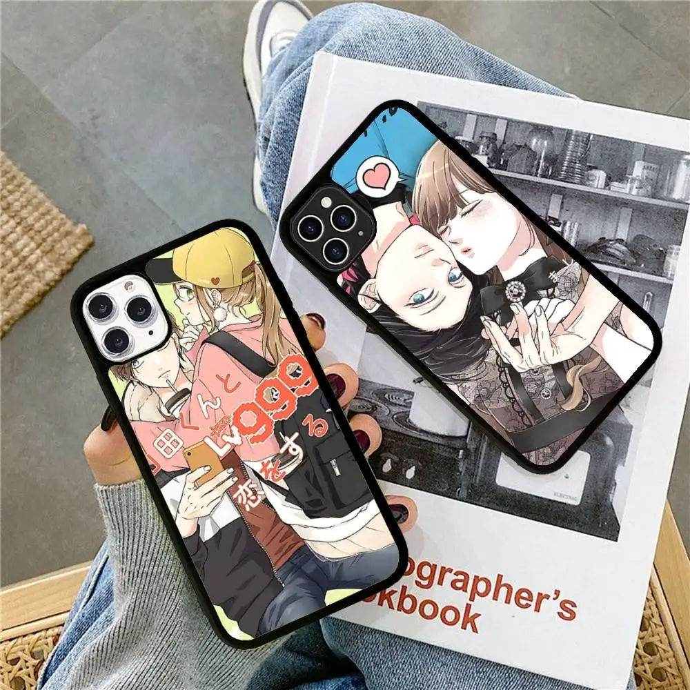 Anime My Love Story Yamada Kun Lv999 Phone Case For Iphone 11 12 13 14 15 Pro Max 17 16 Plus Hard PC+TPU Back Cover