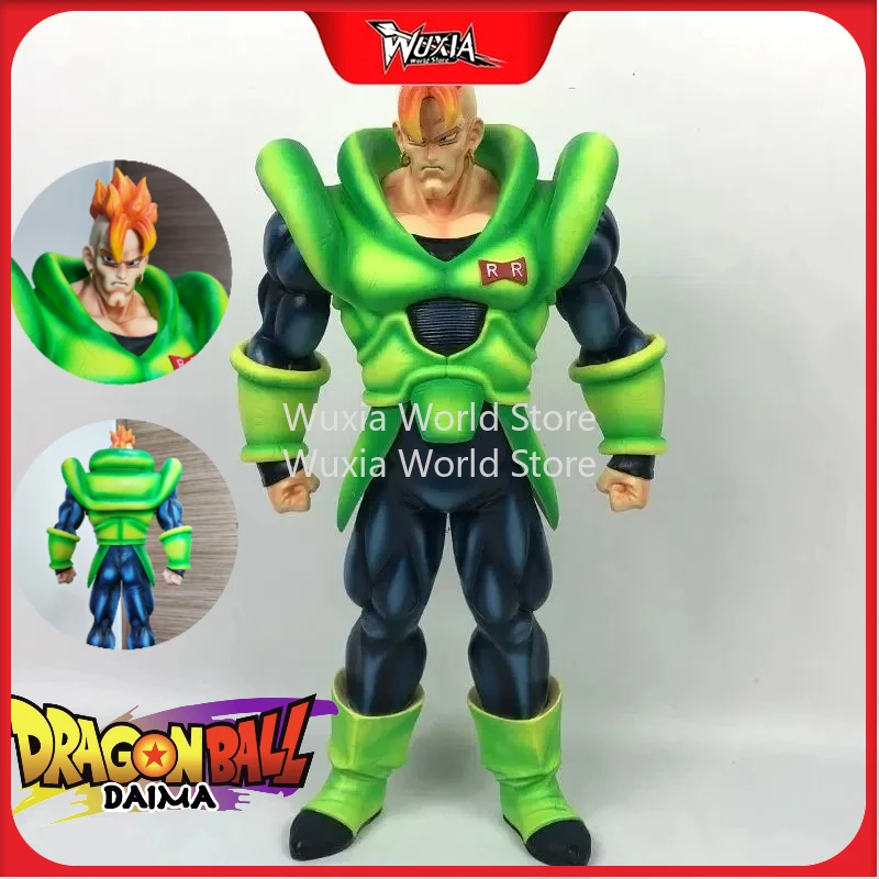 

Anime Dragon Ball Lchiban Android 16 Statue 41cm PVC Movable Collection Action Figure Doll Super Saiyan Gk Figurine Model Toys
