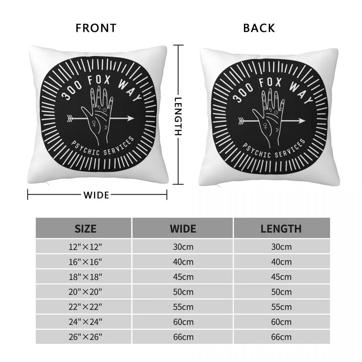 Raven Boys 300 Fox Way Square Pillowcase Polyester Linen Velvet Pattern Decorative Throw Pillow Case Sofa Seater Cushion Case