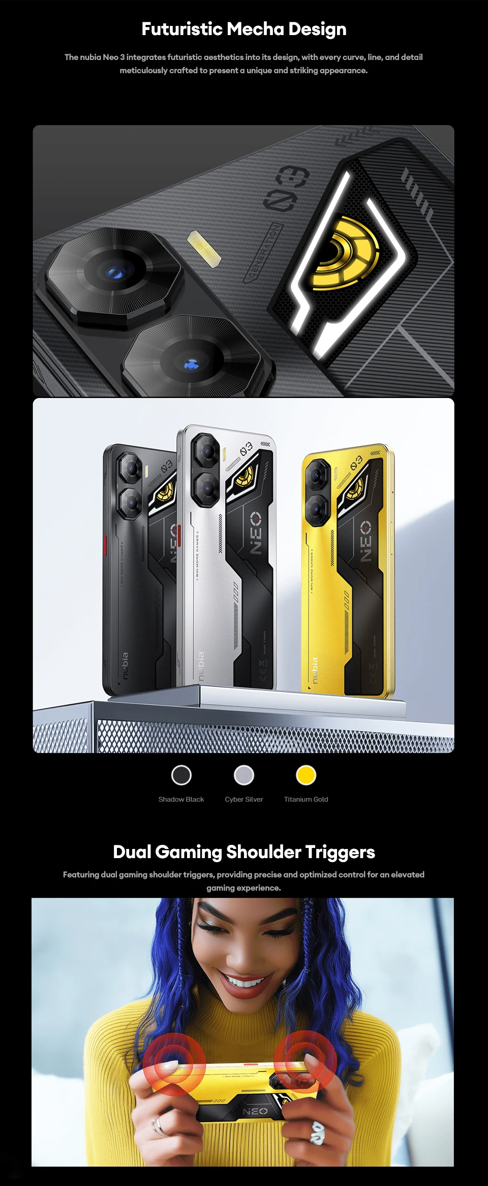 Global Version Nubia Neo 3 5G Smartphone 120Hz 6000mAh