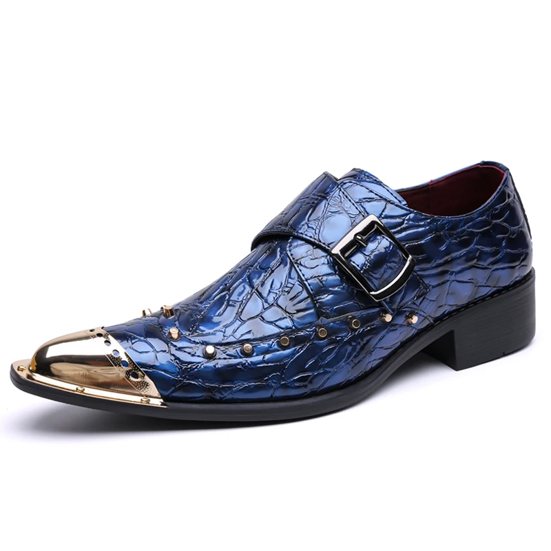 2026 New Men's Business Leather with Slip-On Shoes Comfortable Breathable Lining & Anti-Slip Sole for Workplace Social Events