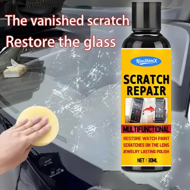 KINESHINEX Glass Scratch Repair Applicable To Car Glass Doors Glasses Watches Scratch Polishing Paste For Restoring Luster image 4