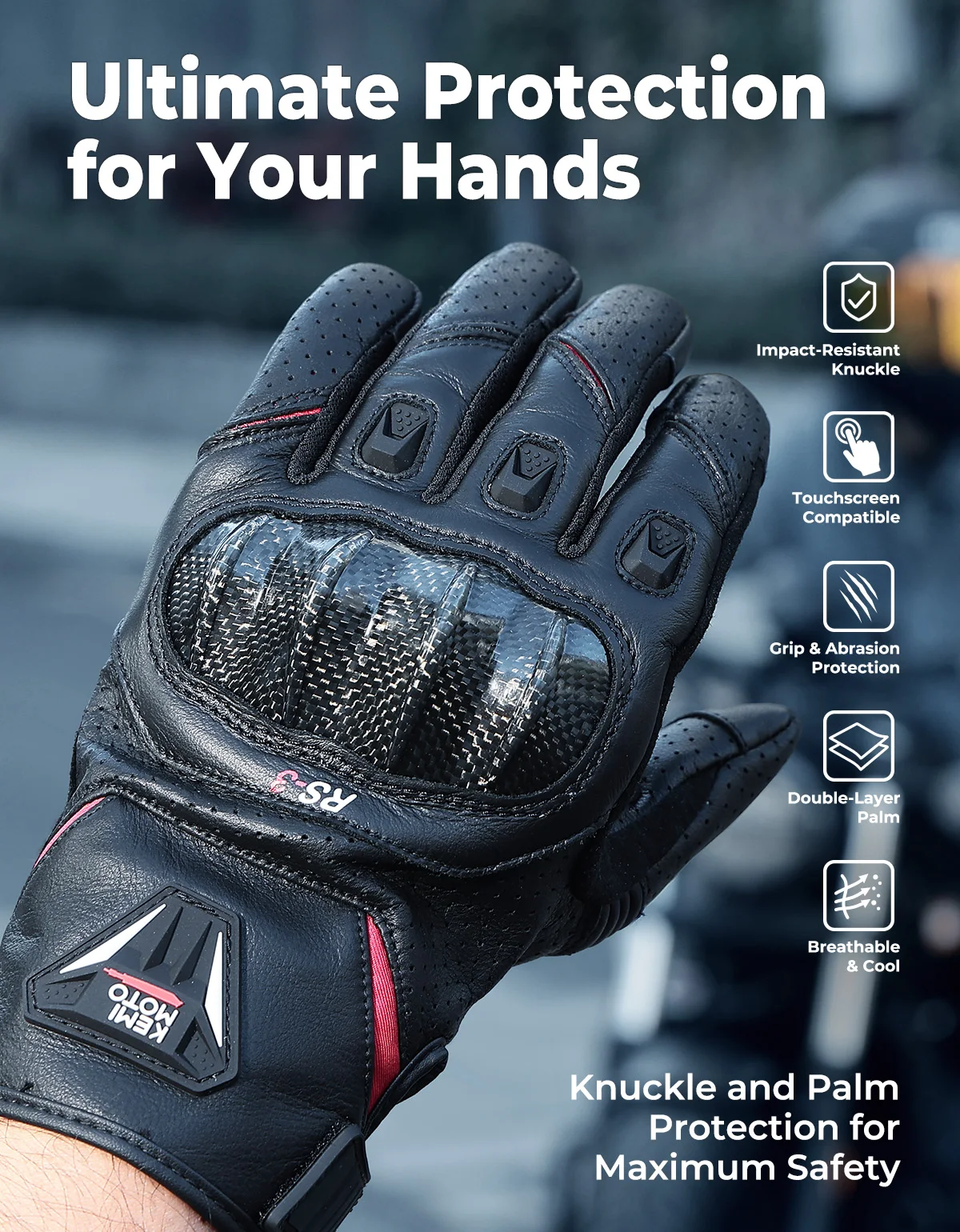 Thumbnail 3 - #56 Latest Leather Touchscreen Gloves Offers