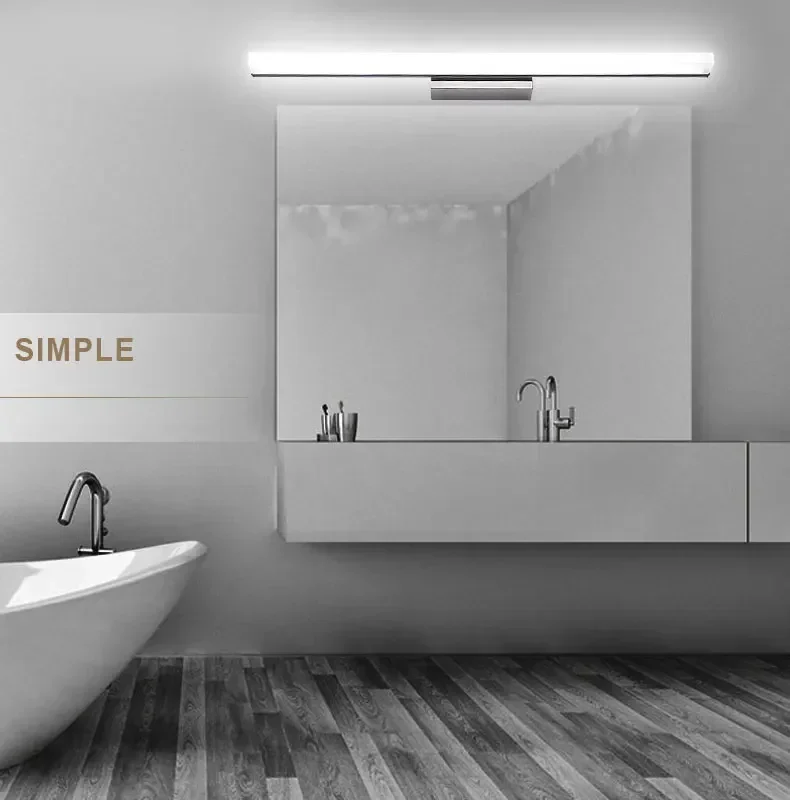 High Quality 7W 10w LED Mirror Front Wall Lights 40/60cm dresser Modern Brief Bathroom LED Wall Lamp