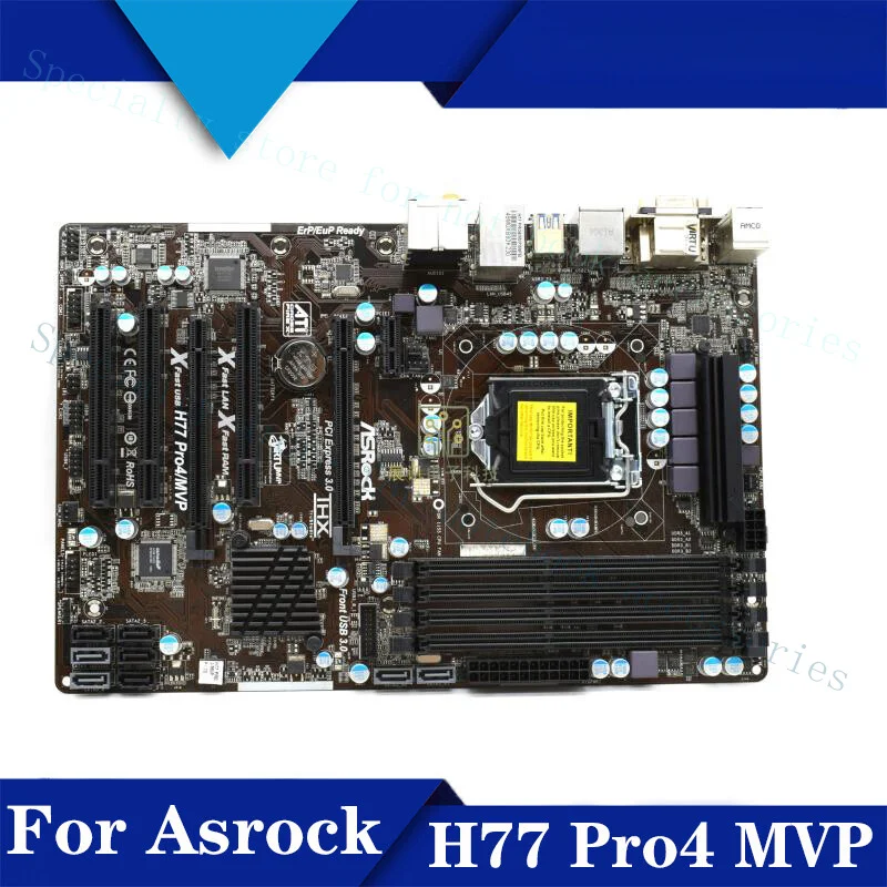 A+ For Asrock H77 Pro4/MVP 1155D H77 Motherboard USB3/SATA  Support I7 3770K