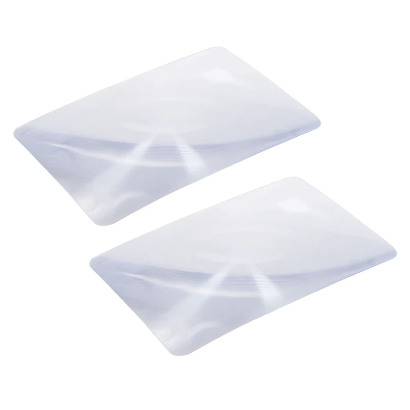 

2X Magnifier Fresnel Lens Page 3X Magnifying Sheet 180X120x0.5Mm