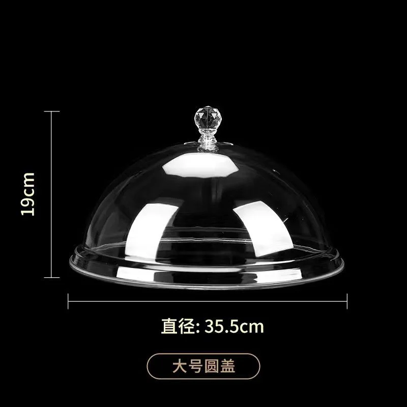 

[Transparent dust cover] Food cover 6040 transparent lid to cover dust on rectangular or round plastic cakes, cooked bread, and