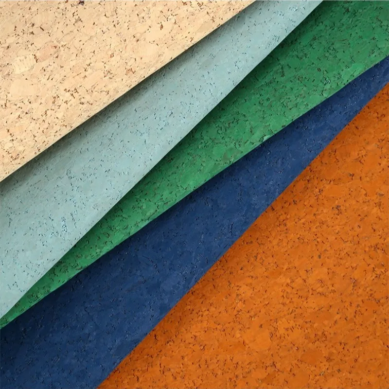 

Soft Natural Cork PU Leather Fabric for DIY Furniture Background Bags Sofa Car Decoration Upholstery Craft By Meter