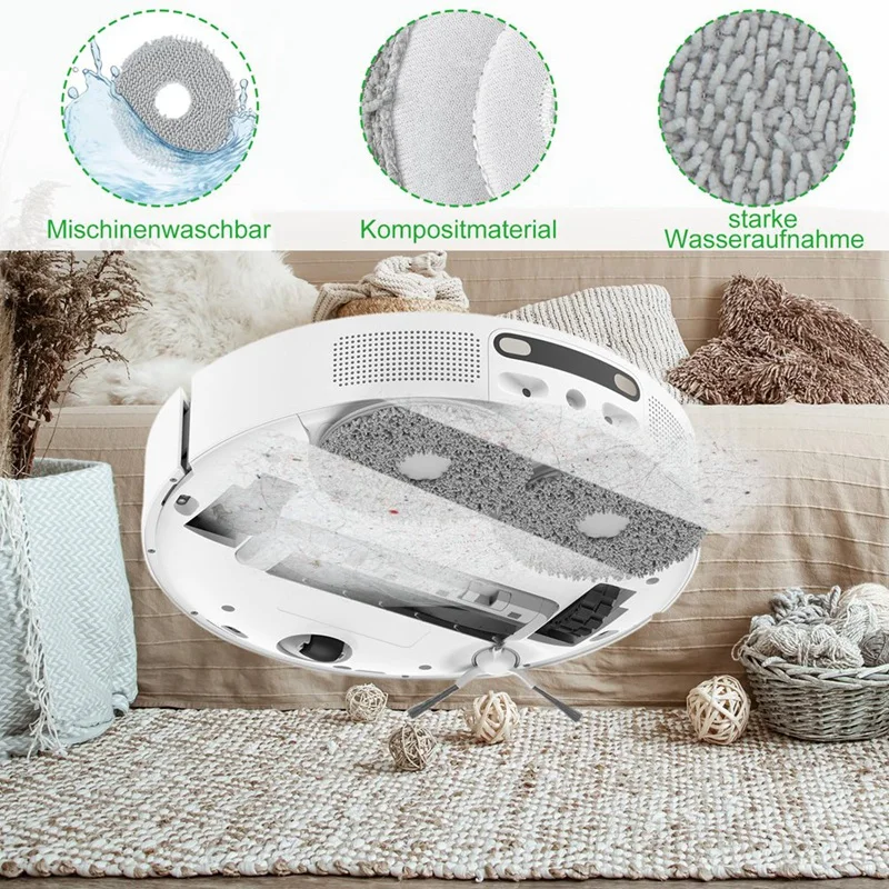 Accessoires pour aspirateur Dreame L20 Ultra/L30 Ultra, brosse latérale principale, filtre Hepa, vadrouille, gril, sacs à poussière