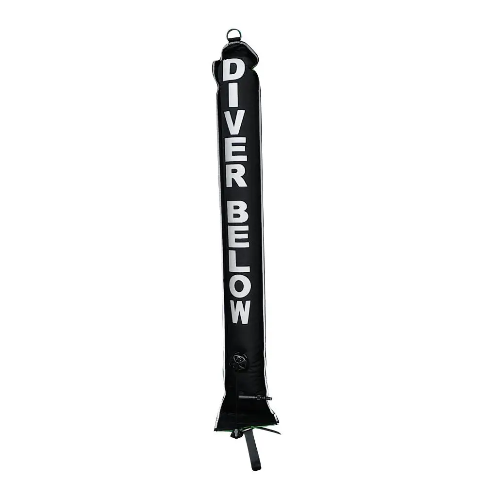 Durable Safety Sausage SMB Inflatable Underwater Signal Tube for Scuba Diving and Spearfishing Gear