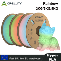 Creality 2KG/3KG/5KG Hyper Rainbow PLA 3D Printing Filament 1.75mm Vibrant Gradients Colors High Speed Printing Material for FDM