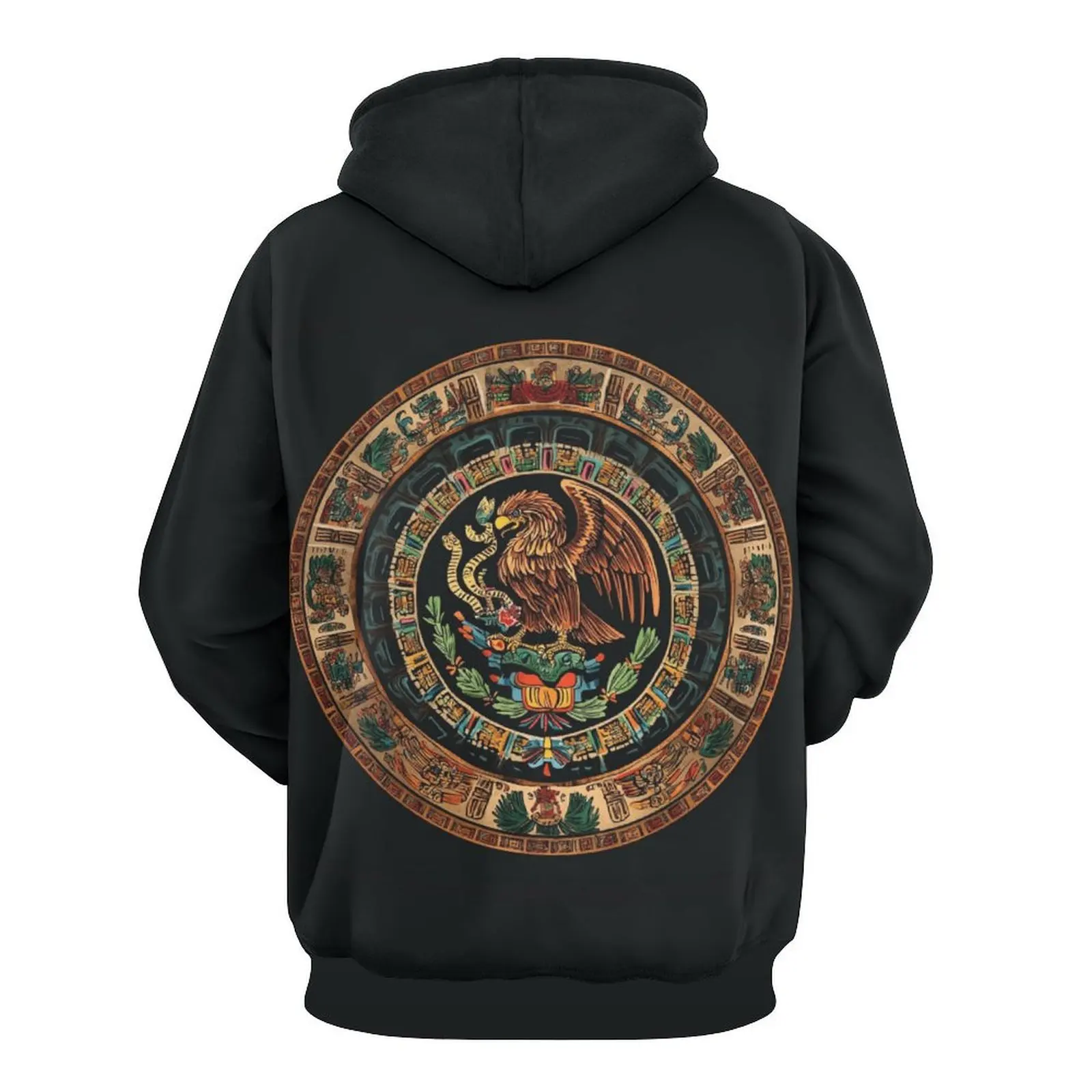 MEXICO Men's Hoodie Totem Element Traditional Culture Sportswear Sweatshirt Casual Long Sleeve Pullover Fashion Night Run