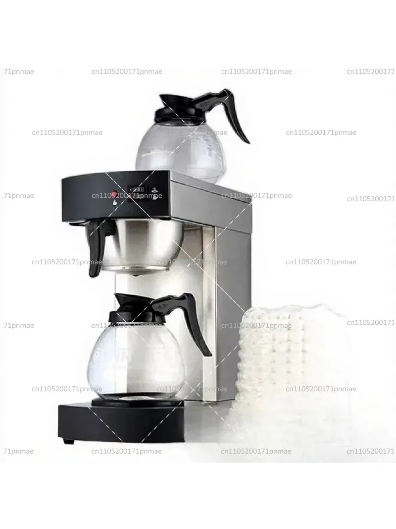 Large Capacity Commercial Coffee Maker, 12 Cup Electric American Brewer Multi-Drink Machine