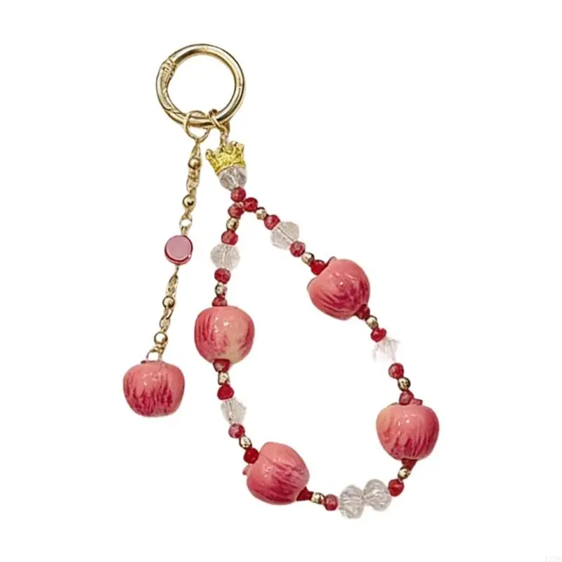 Adorable Mini Fruit Phone Chain Fashionable Detail For Smartphones And Handbags Playful Design Phone Strap