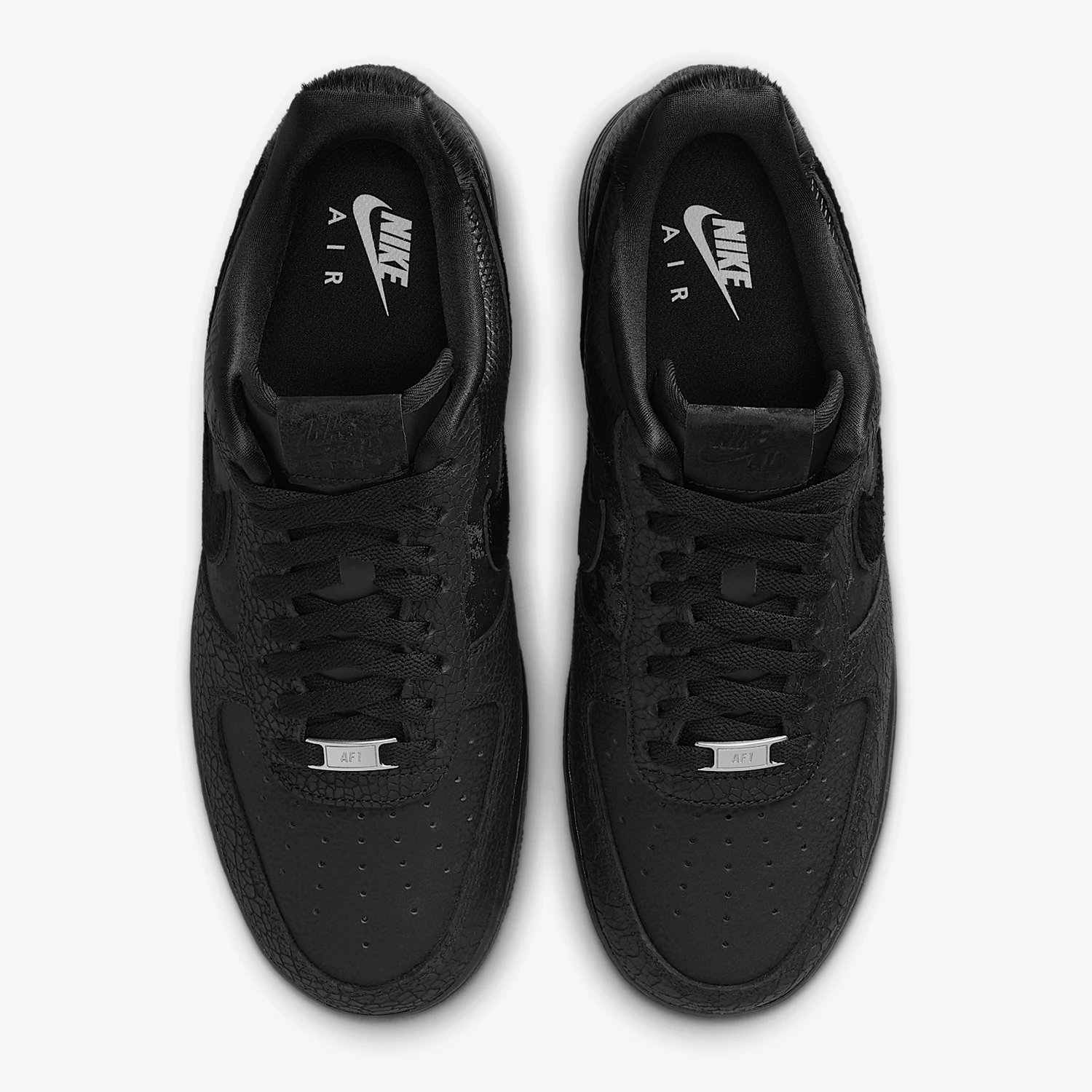 Nike véritable Air Force 1 chaussures de basket-ball basses décontractées en cuir pour hommes HQ1977-001