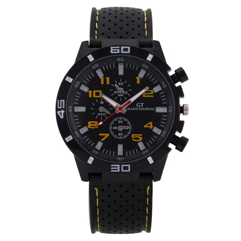 Men's Silicone Band Quartz Watch - usage example