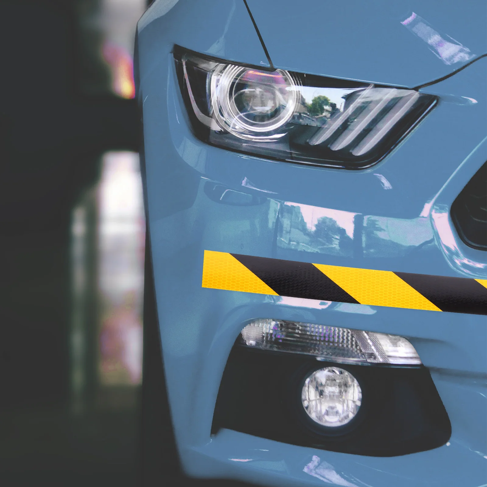 1 Roll Reflective Safety Tape Car Sticker Durable Scratch-Resistant Self-Adhesive Trailer Truck Reflective Decal High Visibility