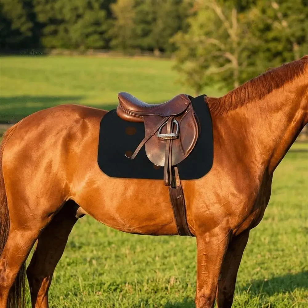 Shock Absorption Felt Saddle Pad Breathable Cushioned Comfort Saddle Seat Cushion Wicking Comfortable Equine Saddle Pad