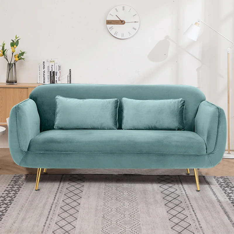 Velvet Scratch Protector Sofa Bed Halloween Luxury Modern Adults Sofa Green Unique Armchair Banquet Soft Divano Home Furniture