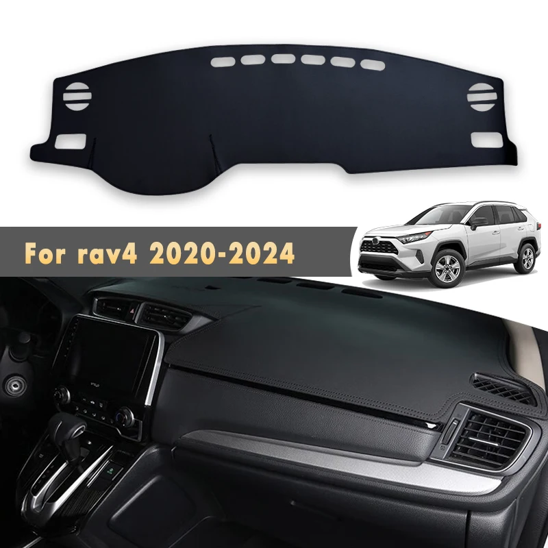 Car Dashboard Cover For Toyota Rav4 Rav 4 2024 2023 2022 2021 2020 Auto Mats Sun Shade Instrume Panel Accessories Waterproof