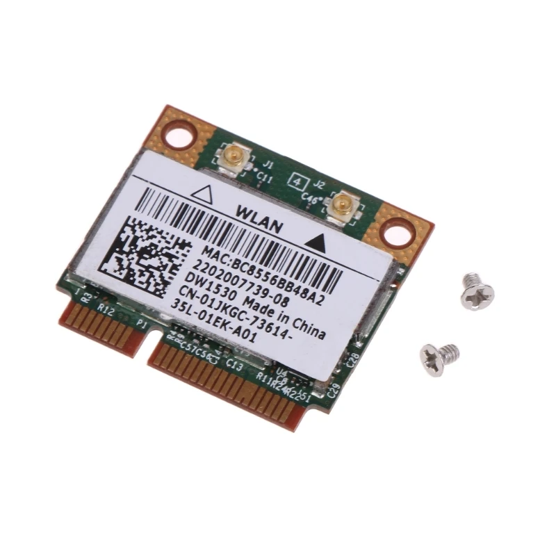 بطاقة لاسلكية صغيرة BCM43228HM4L DW1530 2.4/ 5G PCIe بشريحتين لأجهزة Dell 3010 دروبشيب