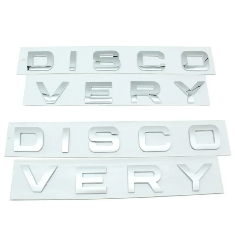 DISCOVERY Letter logo car stickers for Land Rover Discovery engine hood cover badge refit accessories rear trunk decorate label