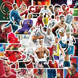 50PCS Football Star Cristiano Ronaldo Graffiti Stickers Skateboard Computer Guitar Phone Case Decoration Waterproof Sticker