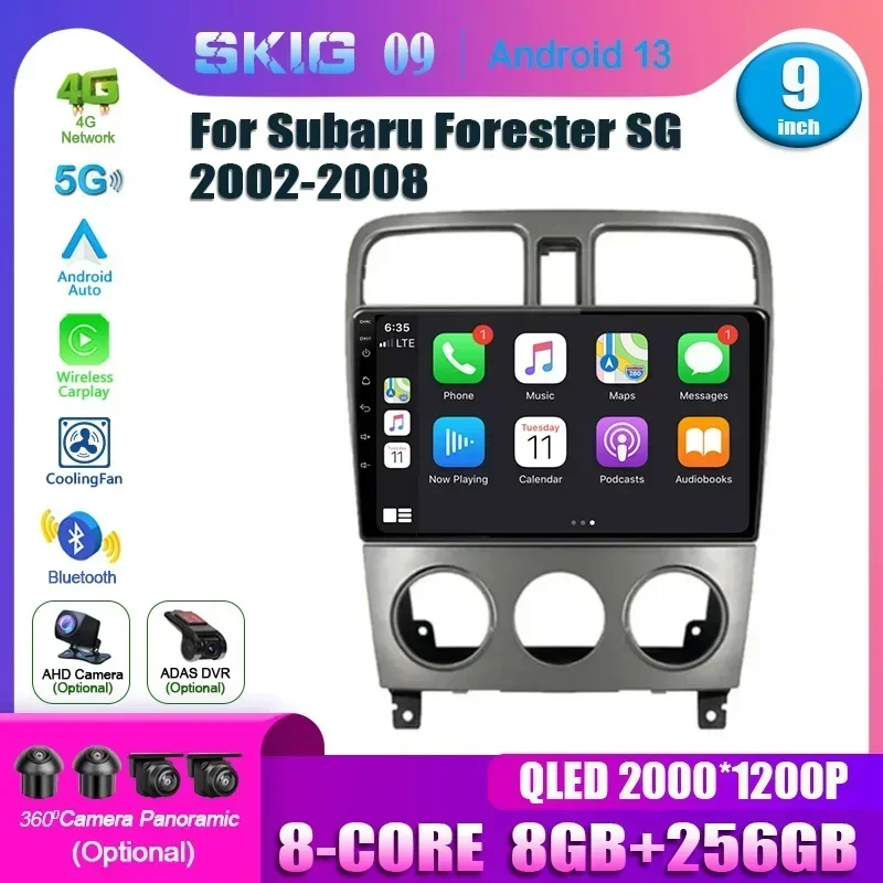 

Android 13 For Subaru Forester SG 2002-2008 Car Player Radio GPS TV Multimedia Carplay Navigation Screen Stereo Console