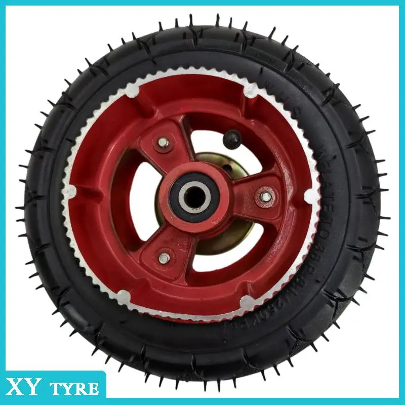 200 * 50 Solid Foam Wheel Electric Scooter Anti slip Solid Tire Accessories, Solid Wheel Red Thickened Belt Wheel