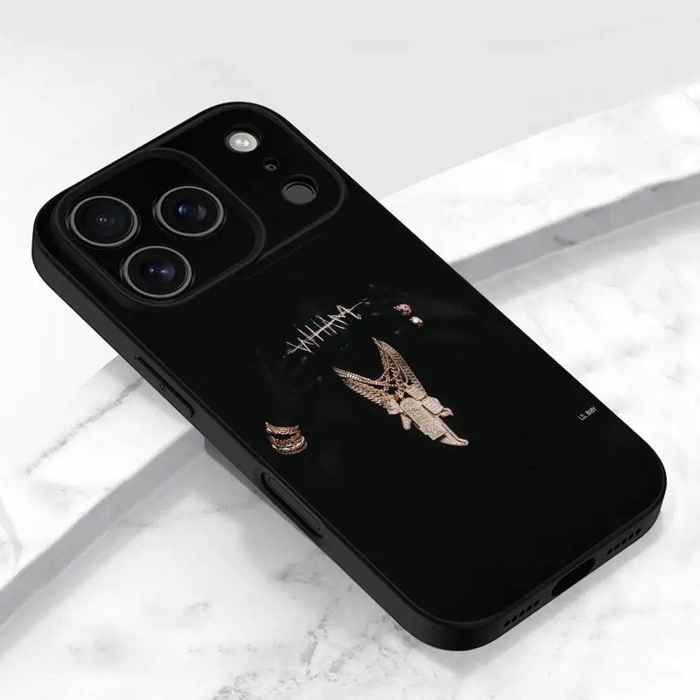 L-Lil Baby WHAM Drip Harder Phone Case For iPhone 17,16,15,14,13,12,11,Pro,Max,Plus,E,Air,Mini Protective Black Cover