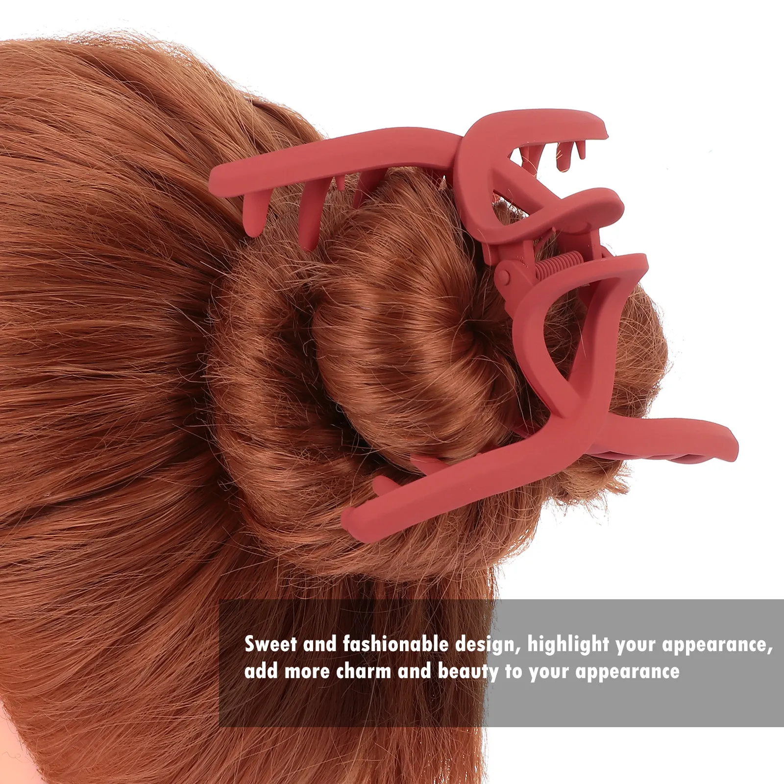 

6Pcs Large Anti-Skid Hair Claw Clips Jaw Clamp Sturdy Hair Clamp for Casual Work Travel Jaw Clip Claw Barrette