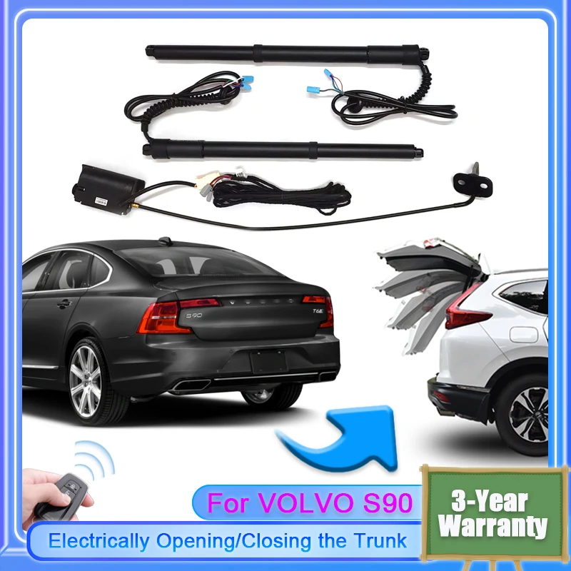 

For VOLVO S90 S90L 2016~2024 Car Electric Tailgate Lift System Auto Tail Gate Opener Automatic Lifting Rear Door for Trunk Strut