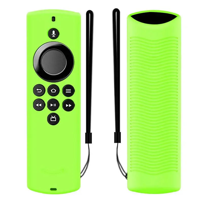 Étui de télécommande en silicone pour télécommande vocale Alexa, Lite, Fire TV Stick, doux et lavable, étui de protection