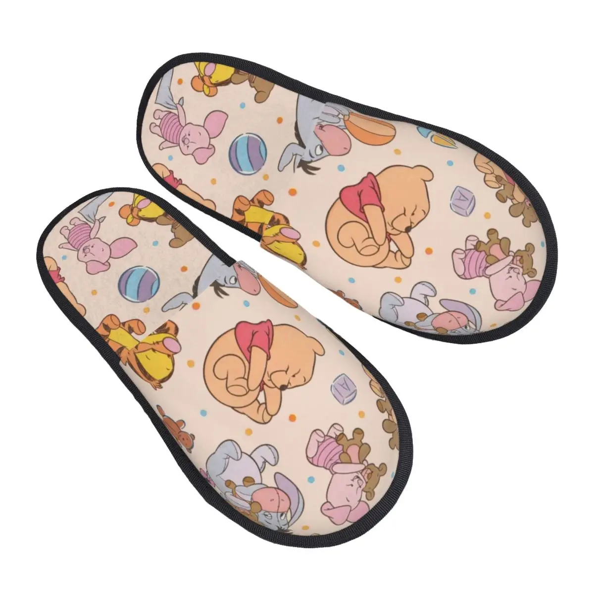 

Зимние домашние хлопковые тапочки Винни-Пух, аксессуары, домашние меховые тапочки, домашние мягкие нескользящие шлепанцы