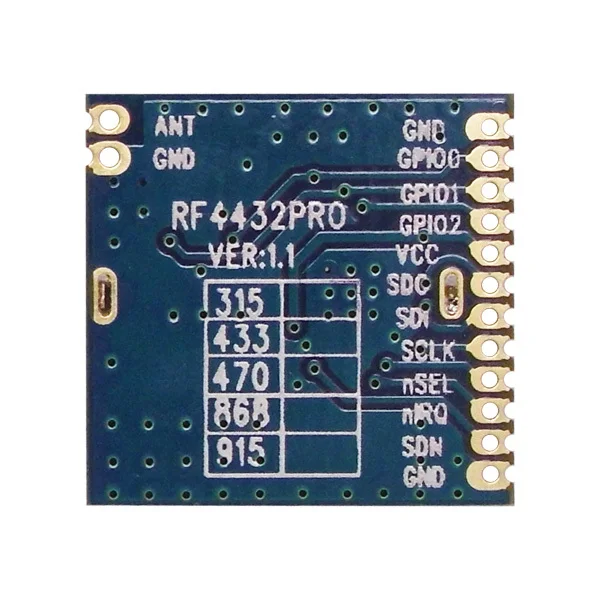 2pcs/lot RF4432PRO - Low cost 433 / 470 / 868 / 915MHz 100mW 1km small RF Transceiver Front End wireless Module