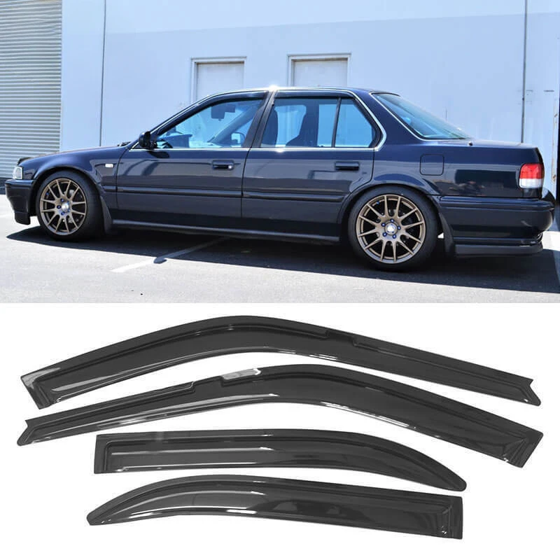 

Американские подходящие к 90-12Honda Accord Sedan оконные козырьки, дождевой солнцезащитный козырек, 4 шт. в комплекте, аксессуары для fiat 500, тент для седанов, дождь, защита от солнца, Ford fiesta 2011