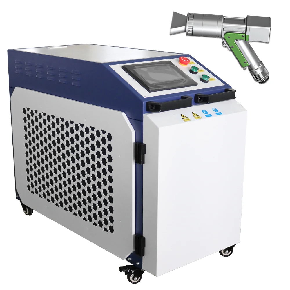 2000W Industrial Laser Cleaner 1000W Laser Rust Remover Car Paint Removal Laser Cleaning Machine Price