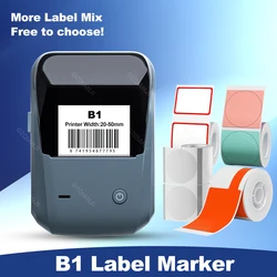 Niimbot B1 Thermal Label Printer Clothing Cable Product Name Price Barcode Sticker DIY Mobile Bluetooth Mini Portable Paper Roll