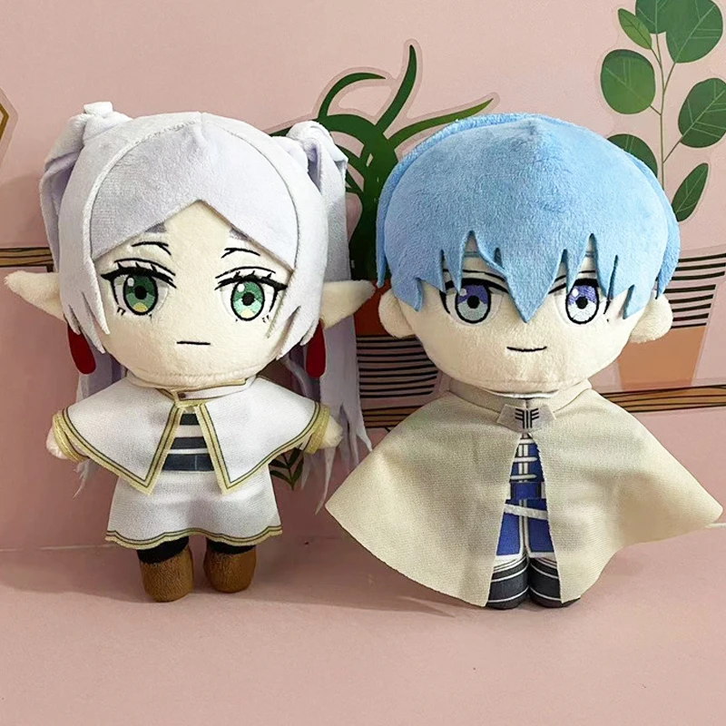 Frieren: Beeyond Journey's End ألعاب من نسيج مخملي محشوة دمية الحيوان Frieren Himmel الكرتون وسادة لينة بلوشي تمثال مروحة هدية عيد ميلاد
