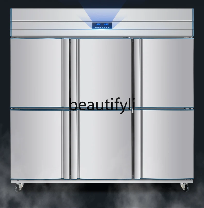 6ドア冷蔵庫 業務用レストラン 6ドア冷凍庫 縦型厨房 大容量冷凍庫