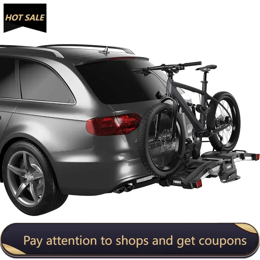 EasyFold XT 2 Hitch Bike Rack - E-Bike Compatible，Fits 2