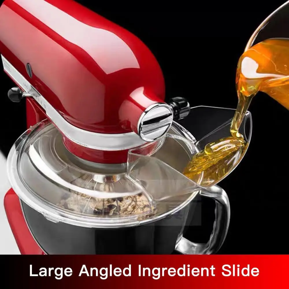 Pouring Shield for Kitchenaid 5QT Bowl-Lift Stand Mixer - Splash Guard Kitchen Aid Pouring Shield