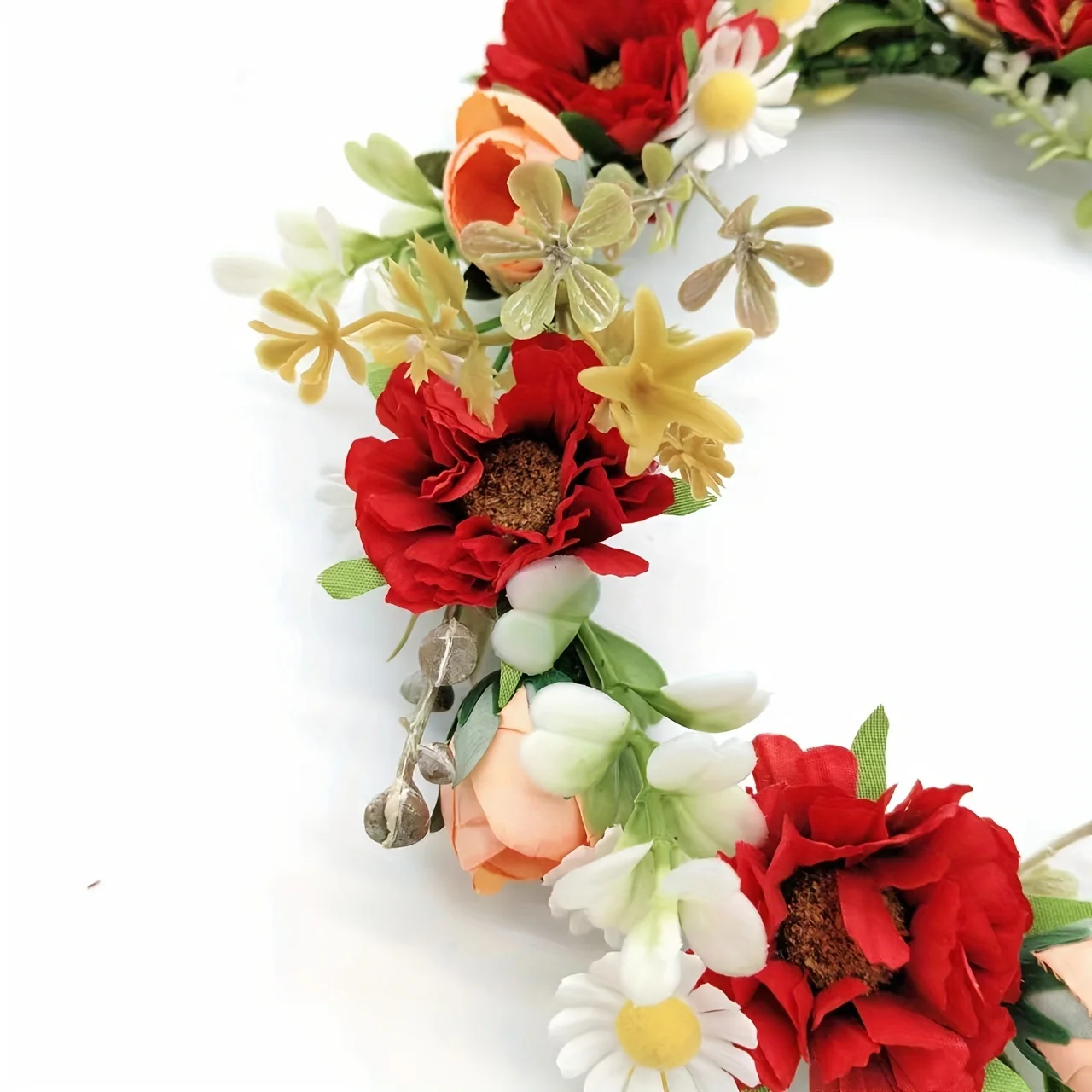 New Forest-style Floral Headband, Exquisite Flower Crown Hair Accessory for Outdoor Photography and Travel Portrait Photography