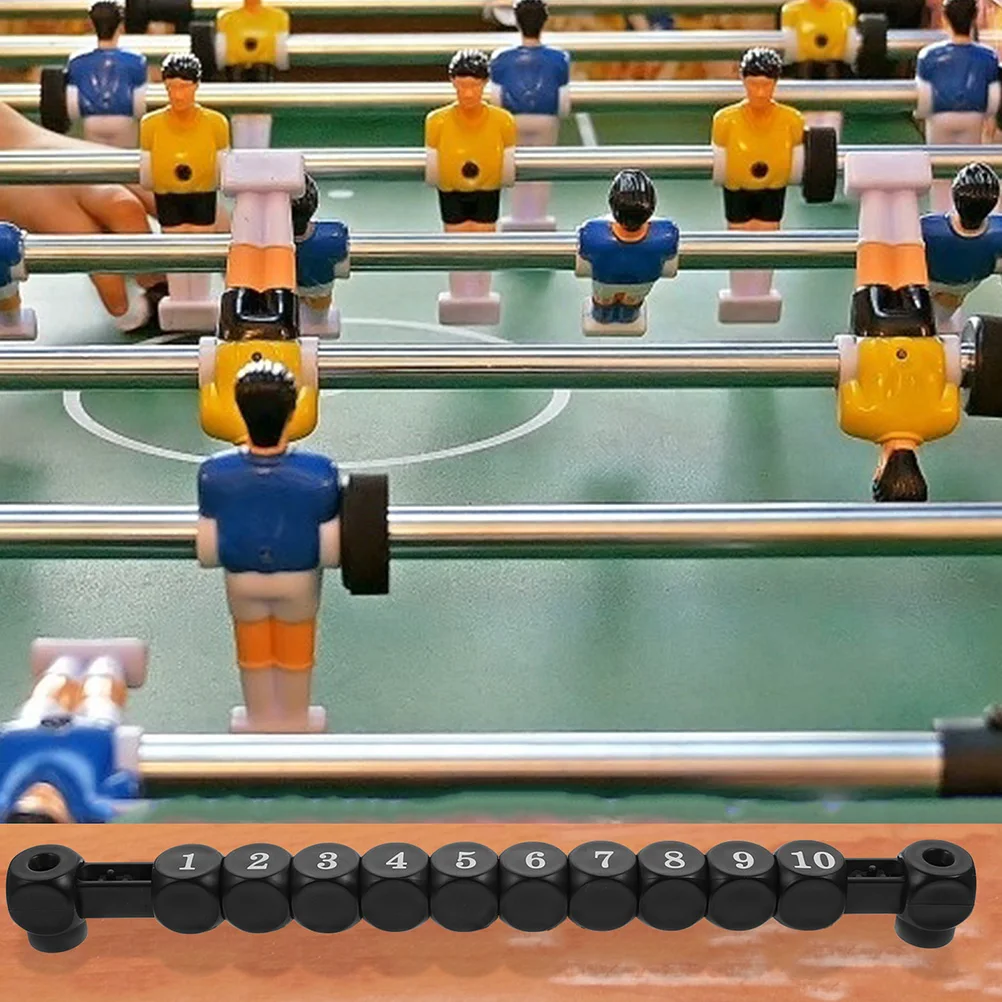 

4pcs Scorekeeper Bar for Table Football Games Durable Plastic Scoring Units Marker Puzzle Indicator Fits Most Tables