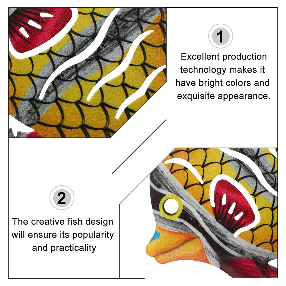 

2Pcs Iron Fish Wall Art Hanging Decoration Creative Home Wall Decor 3D Fish Decorative Indoor Garden Home Hanging Decor