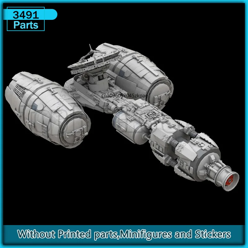 

Корабль танкера Rebel MOC, строительный блок, космический фильм, Starfighter, сделай сам, сборка, дисплей, коллекция игрушек, оригинальность, сборочные кирпичи